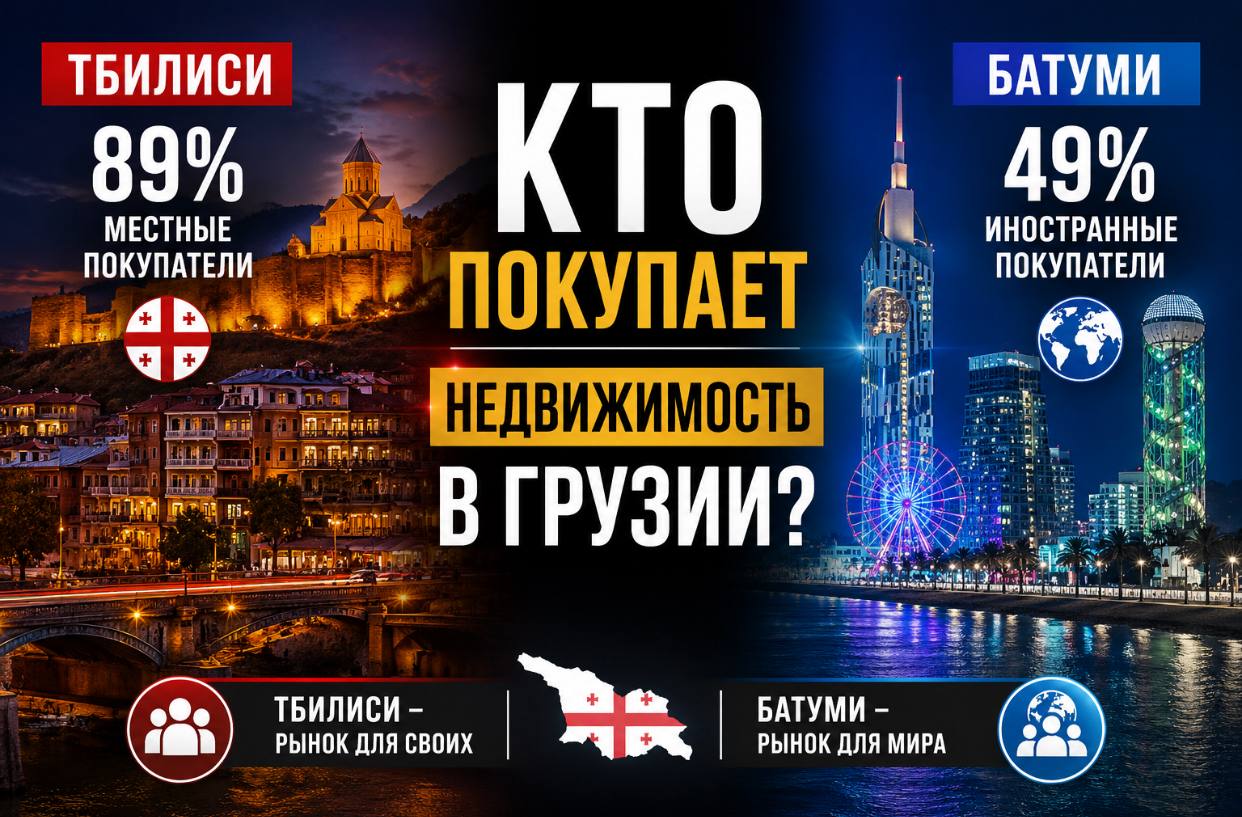 Почему Тбилиси остается городом для своих, а Батуми все сильнее зависит от иностранцев