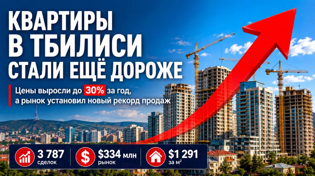 Квартиры в Тбилиси: рынок недвижимости выходит на новый уровень